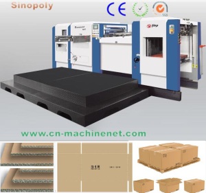 800t High Speed Cardboard Automatic Flat Bed Die Cutting Machine Price