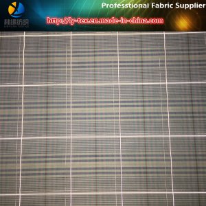 Glistening Polyester Yarn Dyed Check Fabric for Jacket