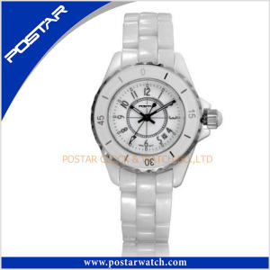 White Ceramic Watch Manufactucturer in Shenzhen with Sapphire Glass